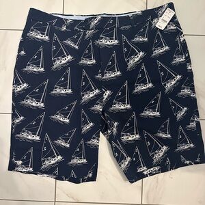 Brooks Brothers Nautical Print Shorts - Navy